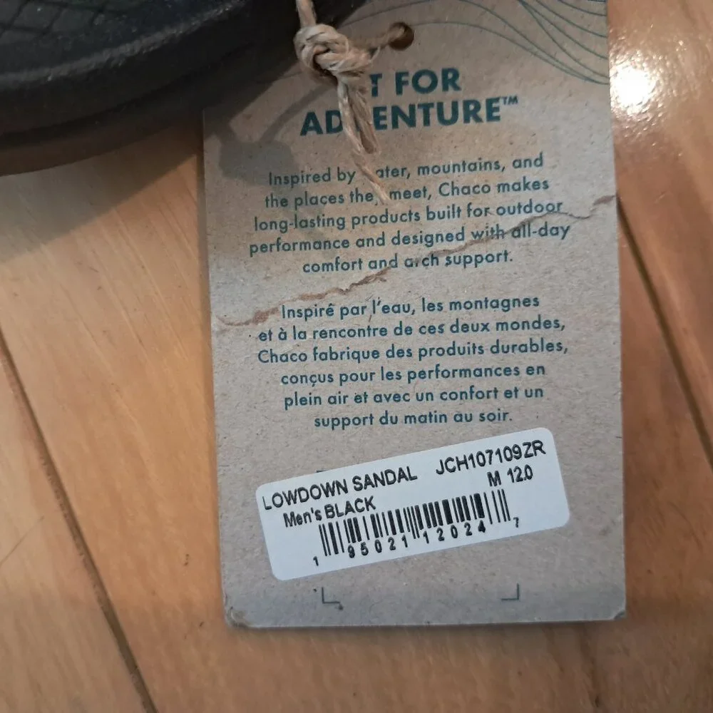New Chaco Lowdown Sandals Men's size: 12 - Picture 4 of 4